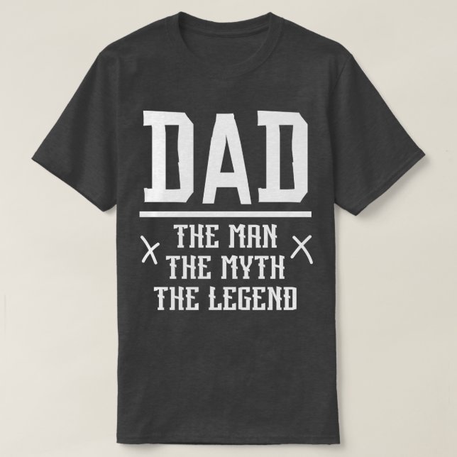 Camiseta Pai o homem a lenda (Frente do Design)