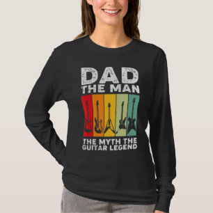 Camiseta Pai O Homem Mito Lenda De Violão Fath