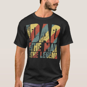 Camiseta Pai O Homem O Engenheiro Civil A Legenda