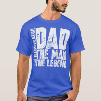 Camiseta Pai O Homem O Ilustrador O1