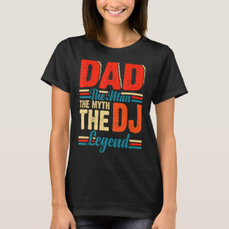 Camiseta Pai O Homem O Mito A Legenda 1 Do DJ