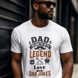 Camiseta Pai O Homem O Mito A Lenda