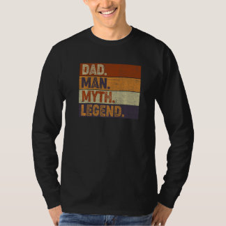 Camiseta Pai O Homem O Mito A Lenda Dos Pais