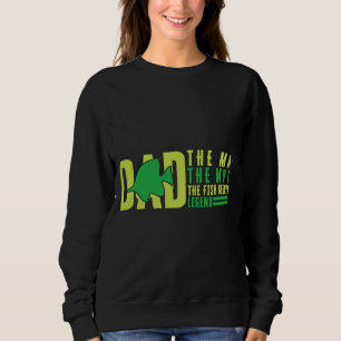 Camiseta Pai O Homem O Mito O Peixe Que Mantém A Lenda Aqua