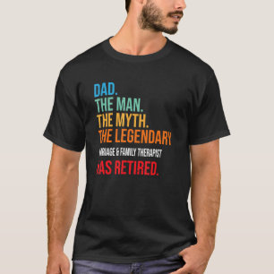 Camiseta Pai O Legendário Casamento E O Terapista Familiar
