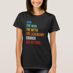 Camiseta Pai O Legendário Correio Se Aposentou