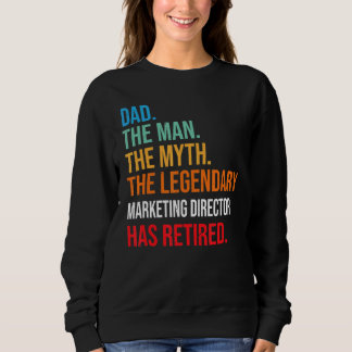 Camiseta Pai O Legendário Diretor Marketing Se Aposentou