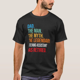 Camiseta Pai O lendário assistente de catering se aposentou