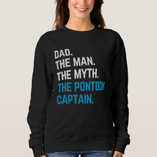 Camiseta pai o mito do pontão que o capitão marinheiro
