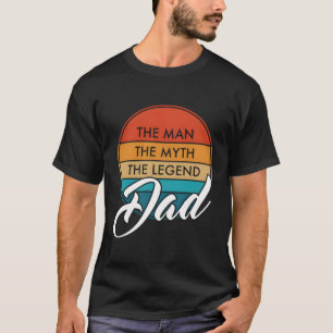 Camiseta Pai O Mito O Dia de os pais Da Legenda