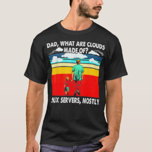 Camiseta Pai O Que É A Nuvem Feita Principalmente De Servid