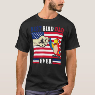 Camiseta Pai Orçamentário Pássaro Pai Animal Entusiasta Car