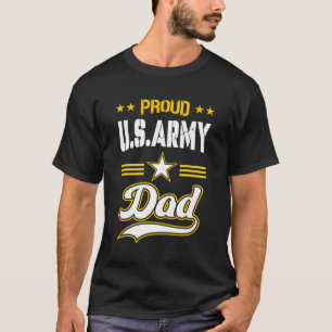 Camiseta Pai Orgulho Do Exército De Um Orgulho Militar Sold