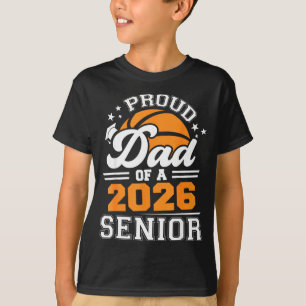 Camiseta Pai Orgulhoso Basquete Sênior Design 2026
