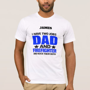 Camiseta Pai Orgulhoso Bombeiro