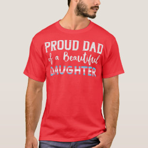 Camiseta Pai Orgulhoso Da Bela Transgênero Filha Trans 