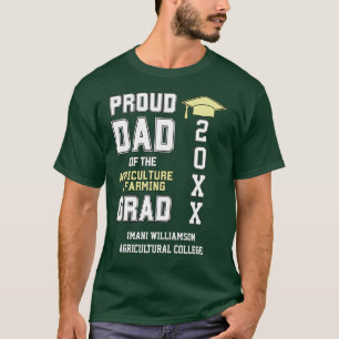 Camiseta Pai Orgulhoso da Formando Agrícola 20XX