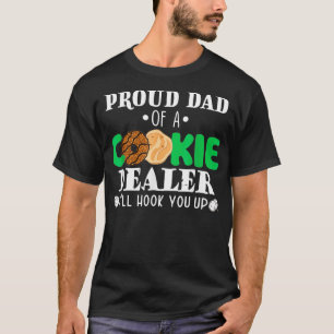 Camiseta Pai Orgulhoso De Aniversário Do Líder Da Tropa De 