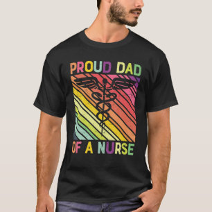 Camiseta Pai Orgulhoso De Enfermeiro Enfermeiro RN Enfermei