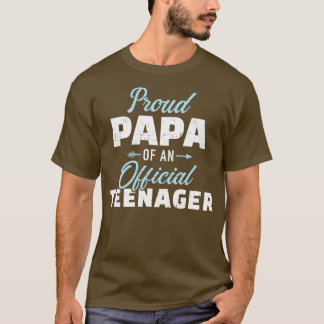 Camiseta Pai orgulhoso de um 13 adolescente de aniversário 