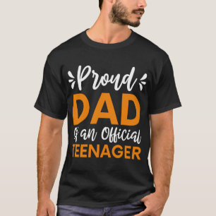 Camiseta Pai Orgulhoso De Um Adolescente Oficial