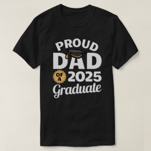 Camiseta Pai Orgulhoso De Um Boné de formatura Moderno Form