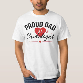 Camiseta Pai Orgulhoso de um Cardiologista