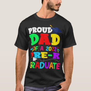 Camiseta Pai Orgulhoso De Um Dia de os pais De Formando Pré