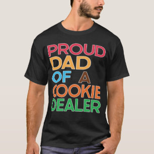 Camiseta Pai orgulhoso de um distribuidor de cookies para p