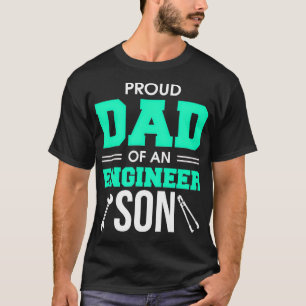 Camiseta Pai Orgulhoso De Um Engenheiro De Engenharia Fantá