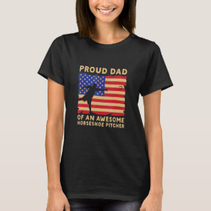 Camiseta Pai Orgulhoso De Um Excepcional Lançador De Ferrad