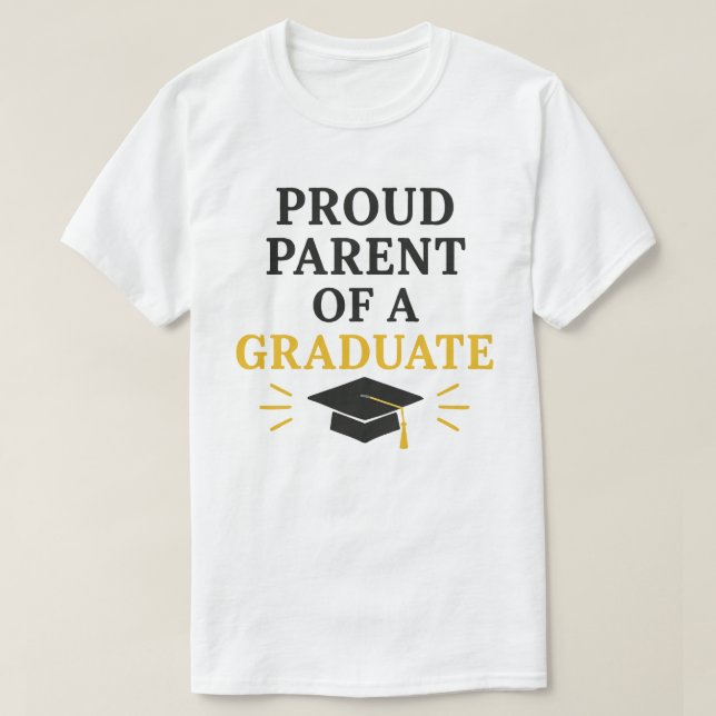 Camiseta Pai Orgulhoso de um Formando (Frente do Design)