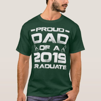 Camiseta Pai Orgulhoso De Um Formando 2019