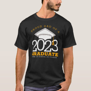 Camiseta Pai orgulhoso de um Formando a qualquer ano de gra