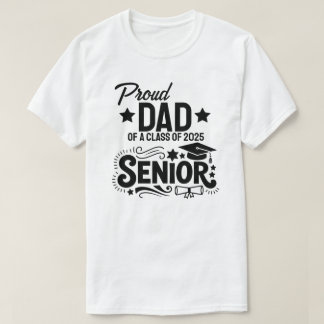 Camiseta Pai orgulhoso de um formando da turma de 2025