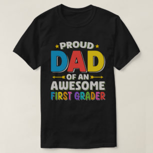 Camiseta Pai Orgulhoso De Um Incrível Primeiro Gráfico