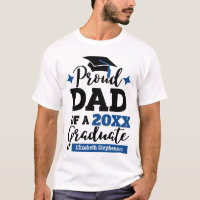 Pai orgulhoso de um nome de boné azul preto forman