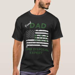 Camiseta Pai orgulhoso de um perito EOD da eliminação de