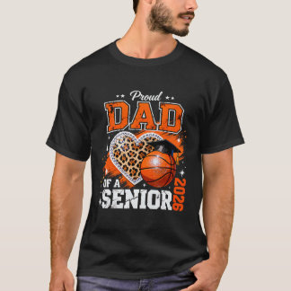 Camiseta Pai Orgulhoso De Um Senior 2026 Sketll Leopardo Gr