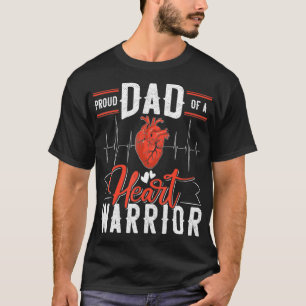 Camiseta Pai orgulhoso de um sobrevivente de ataque cardíac