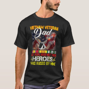 Camiseta Pai Orgulhoso De Um Veterano Vietnã Que Meu Filho 