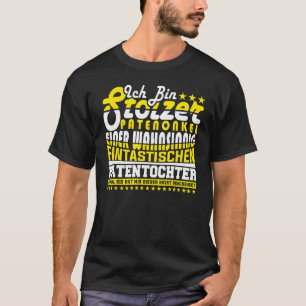 Camiseta Pai orgulhoso de uma afilhada fantástica vai