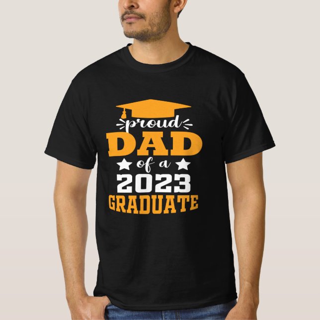 Camiseta Pai orgulhoso de uma classe de 2023 do Formando Mo (Frente)