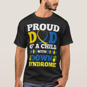 Camiseta Pai Orgulhoso De Uma Criança Com Síndrome De Down