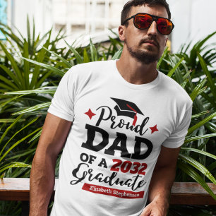Camiseta Pai orgulhoso de uma família de formandos 2023
