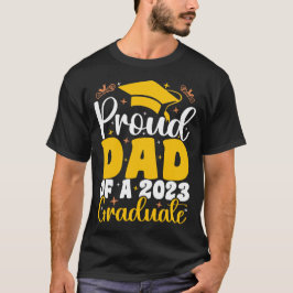 Camiseta Pai Orgulhoso De Uma Graduação Engraçada Por Forma