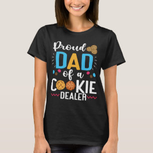 Camiseta Pai orgulhoso de uma padaria engraçada do Cookie D