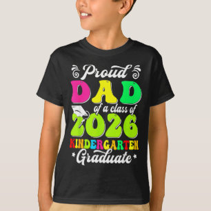 Camiseta Pai orgulhoso de uma turma de graduado sênior da t