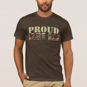 Camiseta Pai orgulhoso do exército