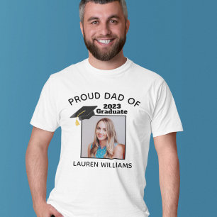 Camiseta Pai orgulhoso do Formando Graduação Classe 2021